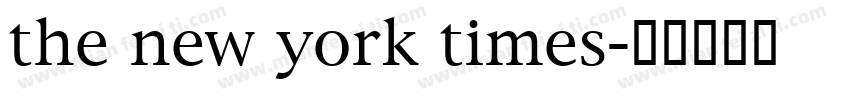 the new york times字体转换